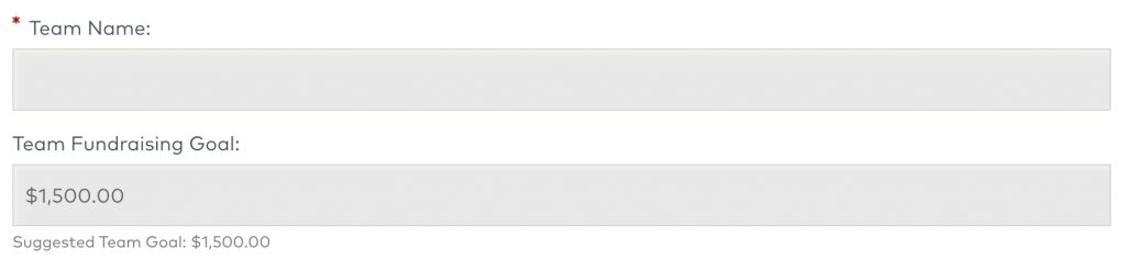 Screenshot of a form