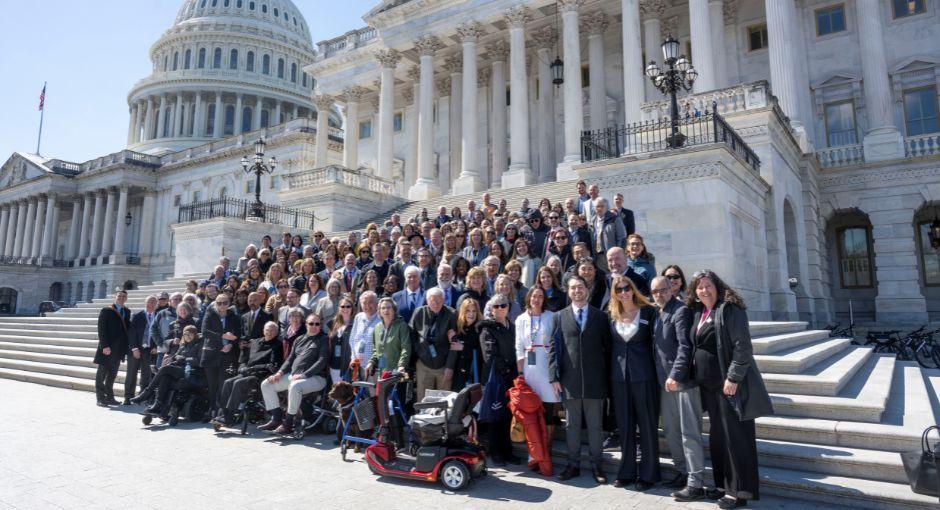 Group outside of the U.S. Capitol Building
