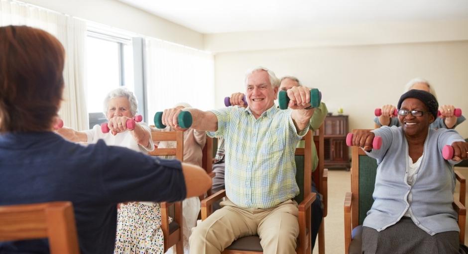 Group exercise class