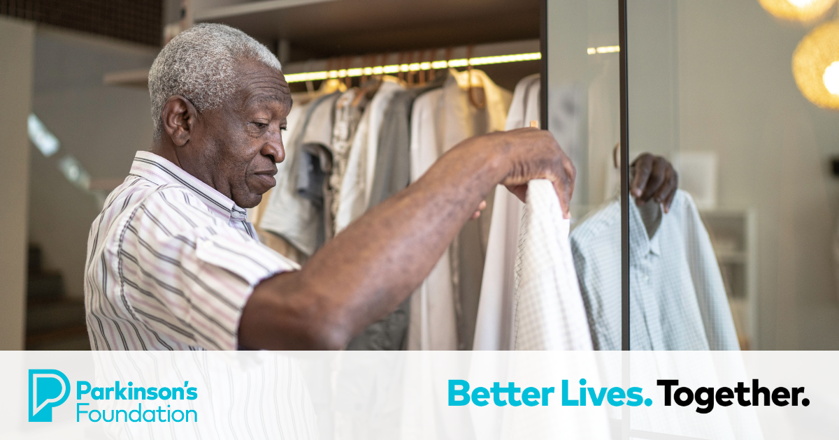 Getting Dressed | Parkinson's Foundation